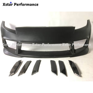 Pare-chocs avant en fibre de carbone style Webersport pour Nissan <span class=keywords><strong>370Z</strong></span> Z34 2009-2020 Kit de carrosserie - Product Image 3