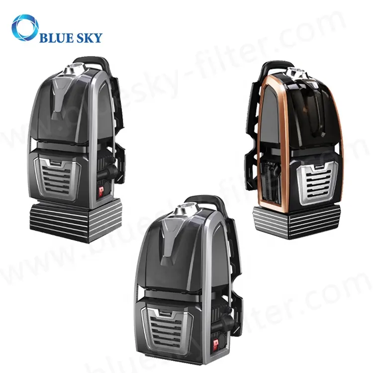 Big Power Cordless Bagless or Bagged Rechargeable Backpack Vacuum Cleaner With Blow Function and Effective Filter