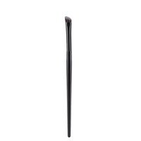 HMU Logo personnalisé de haute qualité manche en bois noir pinceaux de fard à paupières de maquillage pour les yeux