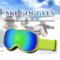 RTS Baikang 7008 nouveau modèle enfant sport lunettes de ski anti-brouillard hiver utilisation lunettes masque de ski lunettes enfants neige snowboard lunettes