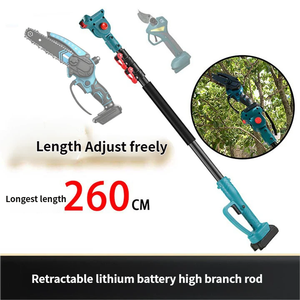 Sécateur électrique de jardin, cisailles à long manche, batterie au lithium sans balais, plastique, tronçonneuse à chaîne DIY - Product Image 6