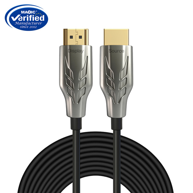 10M-120M 4K60Hz 8K60Hz for 2.0/2.1 48Gbps Coaxial Ultra-HD Active Optical Fiber Cable for Monitors