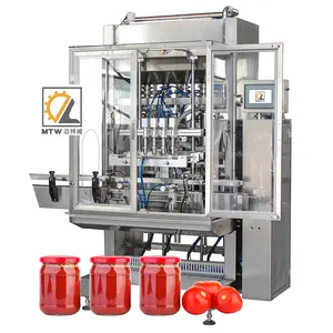 MTW 2 bis 12 Köpfe automatische Abfüll- und Verpackungsmaschine für Kaviar Mayonnaise Chili Soße