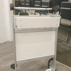 Durable Stainless Steel 4-<b>Wheel</b> LuggageTrolley for Travel - Product Image 5