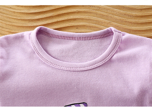 Set di biancheria intima per bambini con motivo Cartoon 100% cotone traspirante in autunno <span class=keywords><strong>pigiama</strong></span> per ragazzi e ragazze termico - Product Image 5