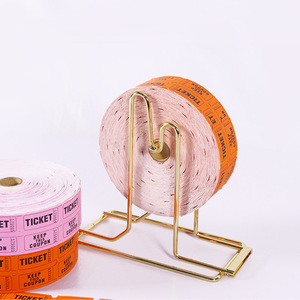 Tickets de loterie en papier Huaxi 2000 blancs et roses pour les sports et les divertissements, loterie, bingo, fêtes, concerts, carnavals et autres événements - Product Image 1
