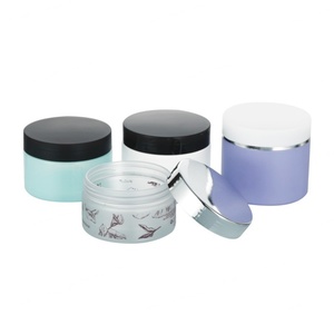 Food Grade Pet Storage <b>Jar</b> Matte Color Body Scrub clear Frosted <b>Plastic</b> 150ml 250ml Cosmetic Cream <b>Jars</b> with <b>Plastic</b> Lid - Product Image 6