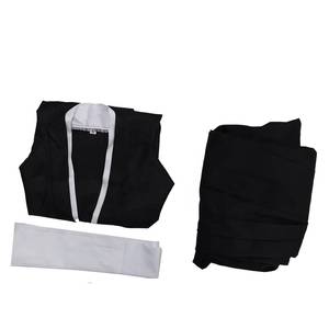 Costume de cosplay inspiré de l'anime, robe noire de samouraï japonais, tenue de scène, jeu de rôle - Product Image 5