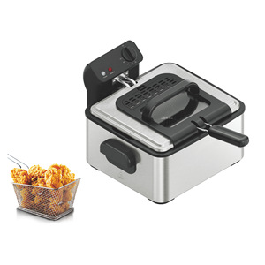 Freidora eléctrica ORVICA para uso doméstico, gran capacidad, ideal para freír filetes de pollo, papas fritas y aperitivos. - Product Image 2