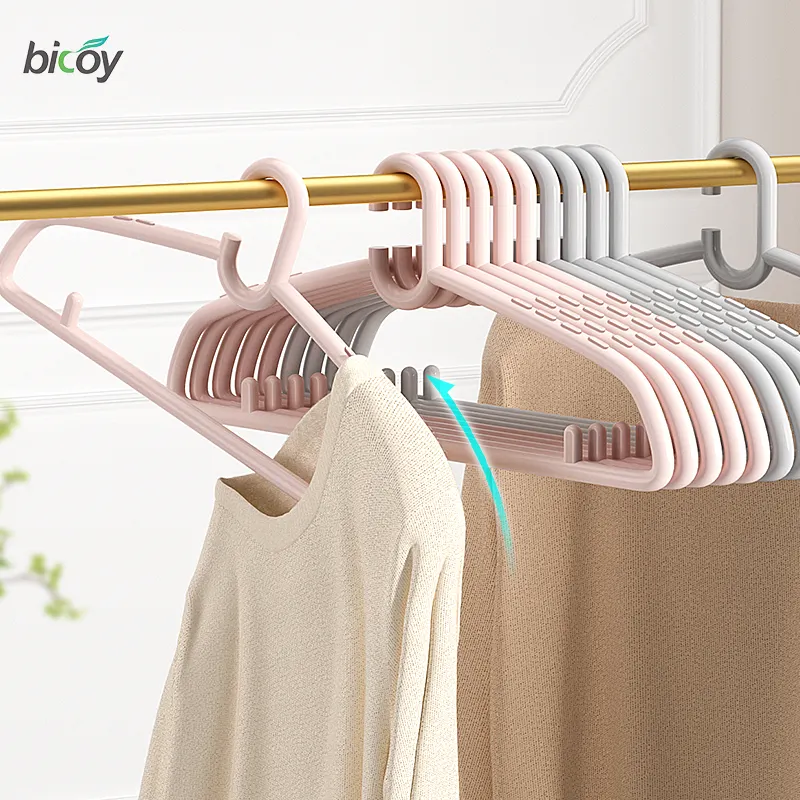 Fábrica Diretamente Fornecer Rotatable Plastic Clothes Hanger para casa