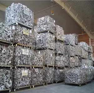 صناديق قفص تخزين سلة معدنية مجلفنة بسعر المصنع في الصين