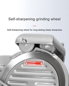 Thép Không Gỉ Điện Thịt Slicer Có Thể Điều Chỉnh Lưỡi Thực Phẩm Cutter Cho Hộ Gia Đình Sử Dụng Cho Rau Thịt Bò Thịt Cừu Chop - Product Image 2