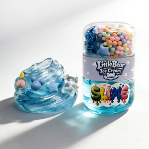 Kit de Slime Transparente Personalizado, Slime de Mantequilla No Tóxico, Fabricación OEM/ODM, Venta al Por Mayor, Juguete Sensorial Antiestrés y Elástico - Product Image 3