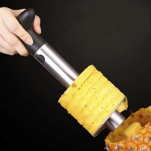Popular Cheap Kitchen <b>Tools</b> Stainless Steel Manual <b>Fruit</b> Pineapple Corer Cutter Slicer Peeler - Product Image 6