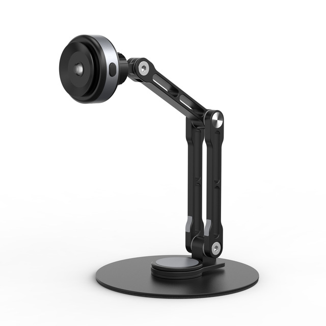 Wholesale Electric 360-Degree Rotating Anti-Slip Metal Phone Stand Magnetic Vacuum Phone Mount for ipad for iphone 15 Pro Max