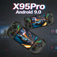 Konsol Game Genggam X95 PRO Android 9 Layar HD 3.5 Inci 640*480 WIFI Pemutar Video Game Gadget Baterai 3000mAh