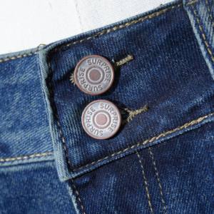 Phụ Nữ Denim Jeans Chất Lượng Tốt Thời Trang Cao Eo Bùng Jeans Phụ Nữ Quần Rộng Quần Chân Dsc01766 - Product Image 5