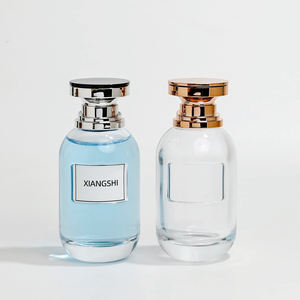 Flacon de parfum de luxe rond <span class=keywords><strong>en</strong></span> verre de haute qualité avec pompe pulvérisateur rechargeable, bouchon pulvérisateur, diffuseur à roseaux, couvercles/bouchons/fermetures personnalisables - Product Image 3