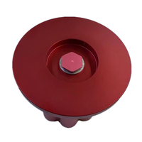 Porte-stylo rotatif pour bureau, organisateur de bureau rond, porte-rouge à lèvres, porte-pinceaux de maquillage, boîte de rangement pour crayons en aluminium anodisé
