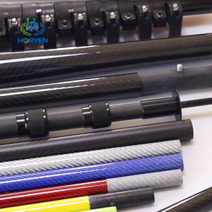 高強度軽量で柔軟な調整可能なカーボンファイバー伸縮ポール（アレカヤシ摘み取り用） - Product Image 1