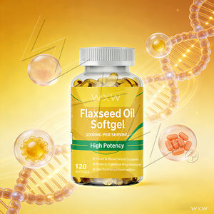 Cápsulas <span class=keywords><strong>de</strong></span> Aceite <span class=keywords><strong>de</strong></span> Linaza Más Vendidas, Suplemento Herbal para el Corazón y los Vasos Sanguíneos, <span class=keywords><strong>Piel</strong></span> y Cabello para Adultos - Product Image 2