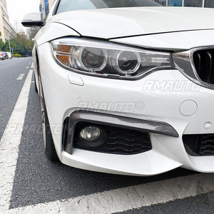 Pour BMW Série 4 420d 425d 430i 430d 435d F32 F33 F36 M Sport 2014-2020 Cache de phare antibrouillard avant, séparateur de pare-chocs, lèvre de diffuseur - Product Image 5