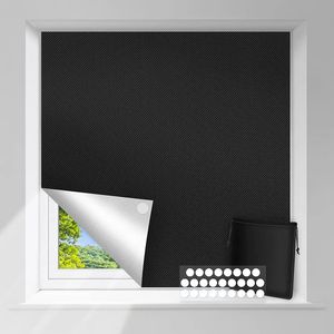 Les rideaux occultants de voyage portables sans trous peuvent être coupés adhésif noir pour <span class=keywords><strong>rideau</strong></span> - Product Image 1