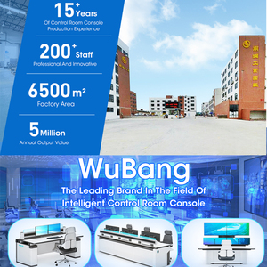 Trung tâm điều hành an ninh mạng của chính phủ, bàn điều khiển trung tâm chỉ huy và điều khiển máy tính, bàn điều khiển giám sát camera quan sát - Product Image 2