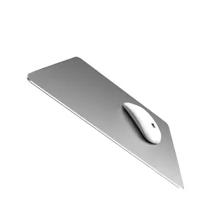 Bantalan Mouse Gaming aluminium, bantalan Mouse Pad Modern aluminium Aloi, stok Notebook kayu Notebook