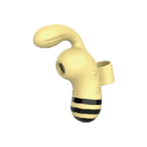 Nouveau vibrateur pour doigts Little Bee, 10 vitesses, pot de miel, rechargeable par USB, mini vibromasseur à double aspiration, étanche IPX7 - Product Image 4