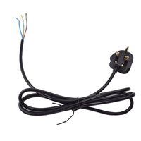 Cordon d'alimentation avec prise britannique standard ASTA UK vers connecteur terminal