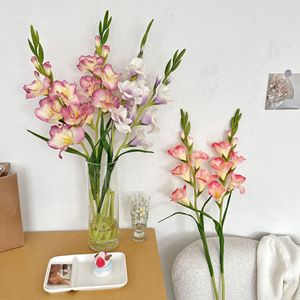 Flor Artificial de Gladiolo Yasunobu, Rama Individual de Seda, Decoración para Bodas, Hogar y Pascua - Product Image 2