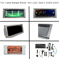 Radio para Coche 128G Android 12 para Land Range Rover V8 L322 Sport 2002-2012, Estéreo de 10.25 Pulgadas con Navegación GPS y Carplay Inalámbrico Multimedia