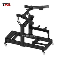 Harnais de sécurité renforcé en aluminium à 4 points de haute qualité, support de siège de style rallye pour cockpit prêt pour les produits de sport et de divertissement