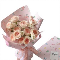 Nouveau Papier d'Emballage Imperméable Personnalisé pour Bouquets de Fleurs, Fournitures pour Fleuristes, Saint-Valentin et Fête des Mères 2026