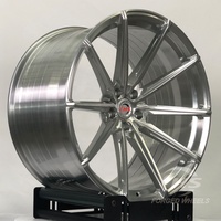 Jantes de voiture en alliage d'aluminium forgées monobloc à concavité profonde 1 pièce 5x112 5x120 18-22 pouces pour Audi RS7 R8 BMW E32 E60 F10 E30