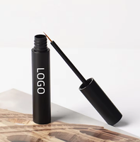 Tubes de mascara en plastique vides de 5,5 ml, couleur personnalisée, luxe portable, étiquette privée, bouchon à vis, brosse applicatrice, emballage cosmétique OEM & ODM