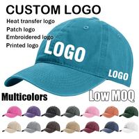 Gorras de Béisbol Vintage Desgastadas de Algodón para Hombre y Mujer, con Logotipo Bordado Personalizado, en Oferta