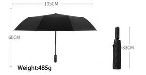 Venta al por mayor de Paraguas automático de doble lluvia y sol con protector solar de vinilo reforzado de 10K - Product Image 6