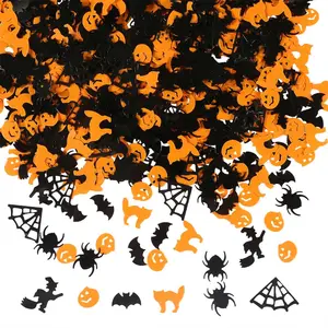 Nicro Custom 15G Halloween Thema Bat Spider Pompoen Party Decoratie Chunky Bulk Glitter Vakantie Poeder Plastic Tafel Confetti