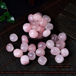 Wholesale Natural <strong>pink</strong> Crystal Tumble Rose Quartz Reiki Popular Crystal Healing <strong>Stones</strong> Gemstones for Sale - Product Image 2