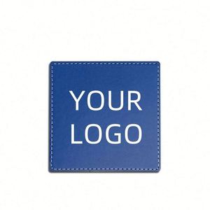 Sous-verres simples en cuir noir, résistants à la chaleur, tapis antidérapants ronds pour la cuisine, la table à café, cadeaux de déménagement - Product Image 2