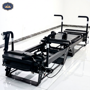 Megaree, équipement de studio de yoga commercial de luxe, machine de Pilates Megaformer en alliage d'aluminium, pour <span class=keywords><strong>club</strong></span> de Pilates à chaîne - Product Image 1
