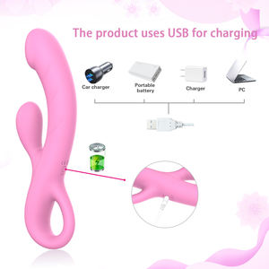 YLove Soft Liquid Rubber Clit <span class=keywords><strong>G</strong></span> <span class=keywords><strong>Spot</strong></span> Stimulation <span class=keywords><strong>Rabbit</strong></span> Dildo Sex Adult Women <span class=keywords><strong>Vibrator</strong></span> Sex Toys untuk Wanita - Product Image 3