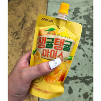 Op maat gemaakte zachte dranken fruit sap zak staande pouch vloeibare biologisch afbreekbare zak Koreaanse dranken verpakking staande pouch met tuit