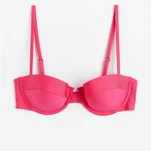 Conjunto de bikini sexy abierto para mujer, de cintura alta, talla grande, sin costuras, con estampado de leopardo, tanga, con aros, para mujer madura - Product Image 1