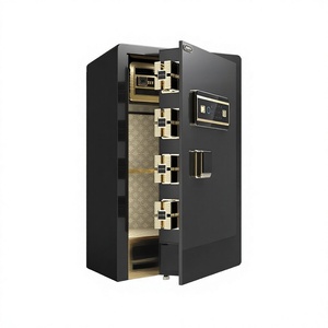 Coffre-fort domestique sécurisé, non portable, anti-vol, petit, avec empreinte digitale et mot de passe, compatible Wi-Fi, pour économiser de l'argent, idéal pour le bureau - Product Image 1