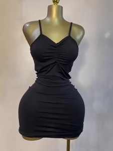 Abiti da <span class=keywords><strong>donna</strong></span> a maniche lunghe con volant, sexy, in rete, con fodera interna, Sehe Fashion - Product Image 3