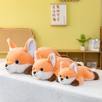 Almohada de Peluche de Zorro, Suave y Esponjosa, Muñeco de Peluche de Zorro, Cojín de Peluche de Zorro para Dormir y Abrazar, Decoración para el Hogar, Sofá y Dormitorio
