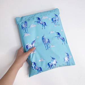 Custom Logo Printed Shipping Mailing Bags Polymailer 10x13 Inch Shipping Clothing Packaging Blue Poly Mailer Bag With Log - Product Image 4
